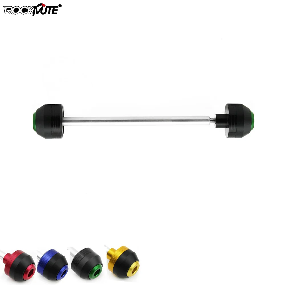

For Kawasaki KLE VERSYS 650 2007-2017 Motorcycle Aluminum Front Axle Fork Swing Arm Crash protector Wheel Slider