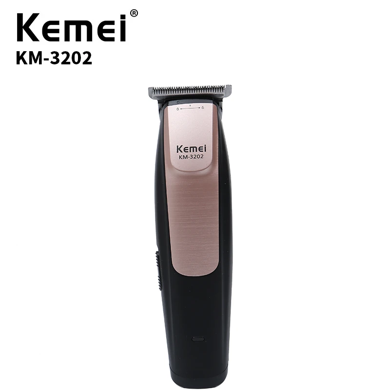 Kemei аккумуляторная машинка для стрижки волос USB Перезаряжаемые гравировка