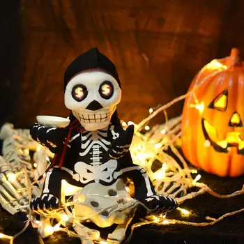 

Dancing Money Begging Ghost Piggy Bank Halloween Decor Coin Bank Singing Animated for Home House Office Indoor Halloween