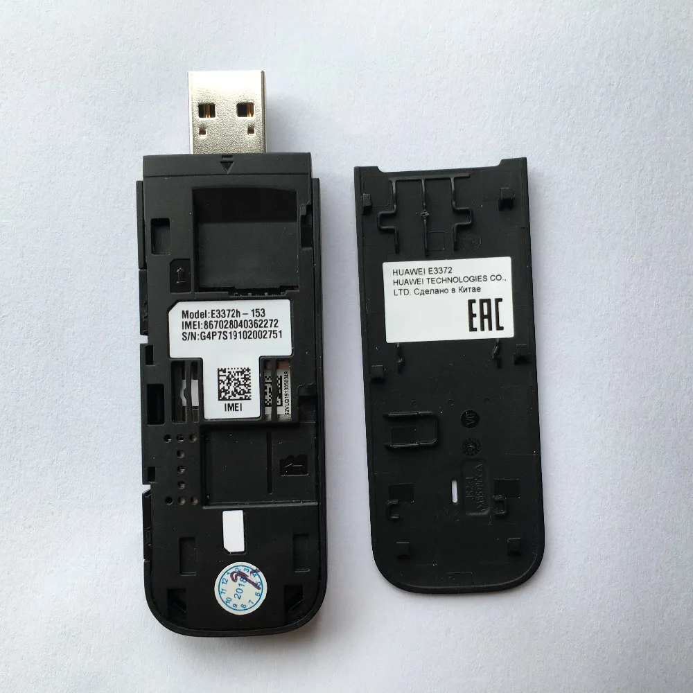 Разблокированный huawei e3372 e3372s-153 e3372h-153 150 Мбит/с 3G 4G LTE USB Dongle USB Stick карта данных широкополосный USB модемы