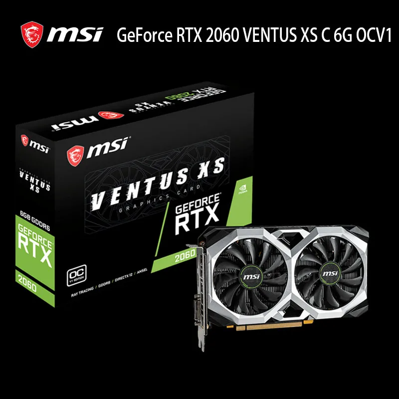 微星GeForce RTX 2060 VENTUS XS C 6G OCV1 2