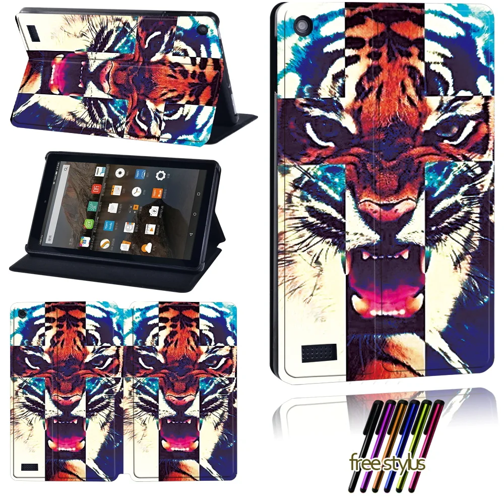 caso tablet para amazon fogo fogo hd fogo hd suporte de couro capa protetora stylus