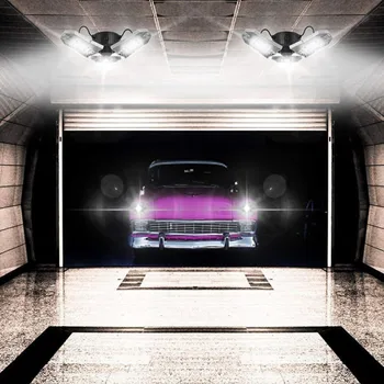 

Super Bright Led Garage Lights Adjustable Factory Ceiling Light Led Light Bulbs Working Light Home And Garage Supplies