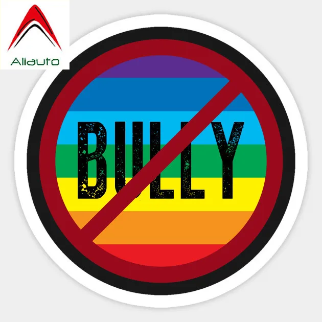 Aliauto ЛГБТ гей-Прайд Радужная футболка Автомобильная Наклейка виниловая