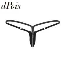 Пикантное женское нижнее белье эластичный пояс спереди с застежкой-молнией Т-образные трусики-танга трусики, бикини