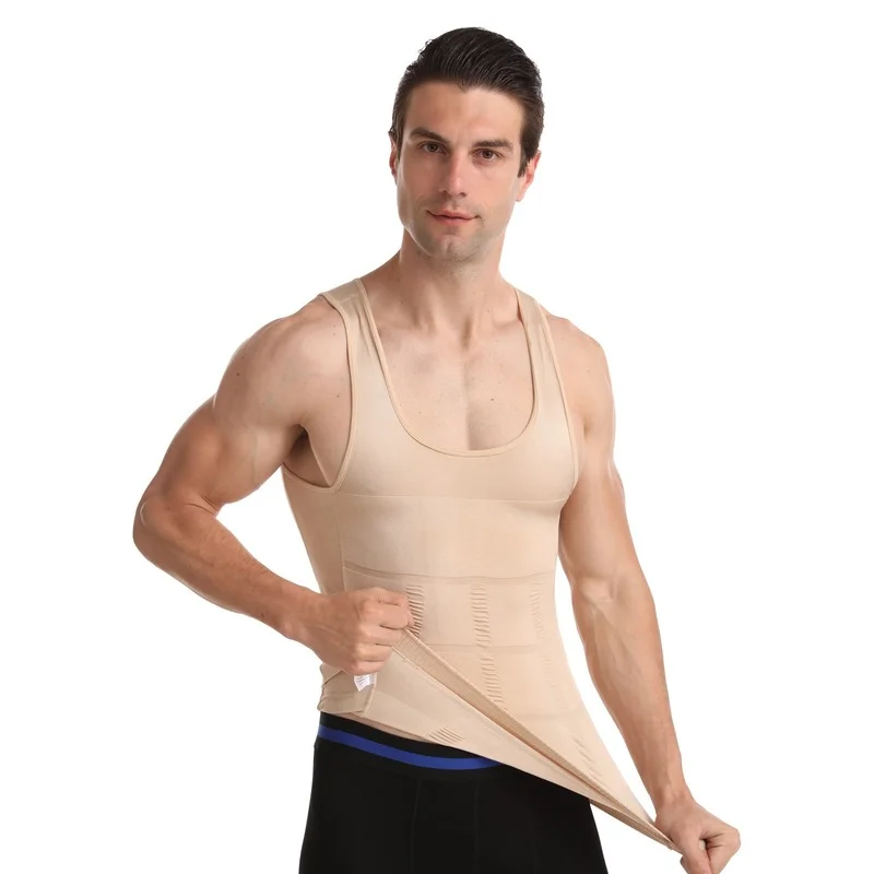 Sauna Vest Men's Shapewear Tummy Tuck Tights Corset Body Underwear TV Shopping Sweat Vest