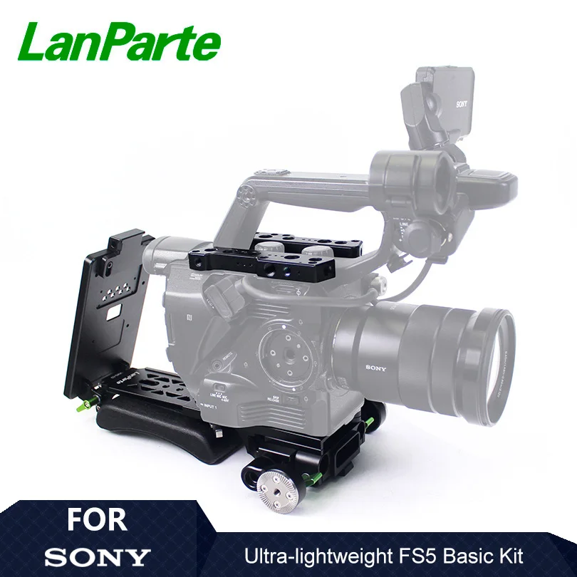 Lanparte Ultra Leggero Fs5 Mark Ii Gabbia Di Base Rig Per Sony Con Piastra A Sgancio Rapido
