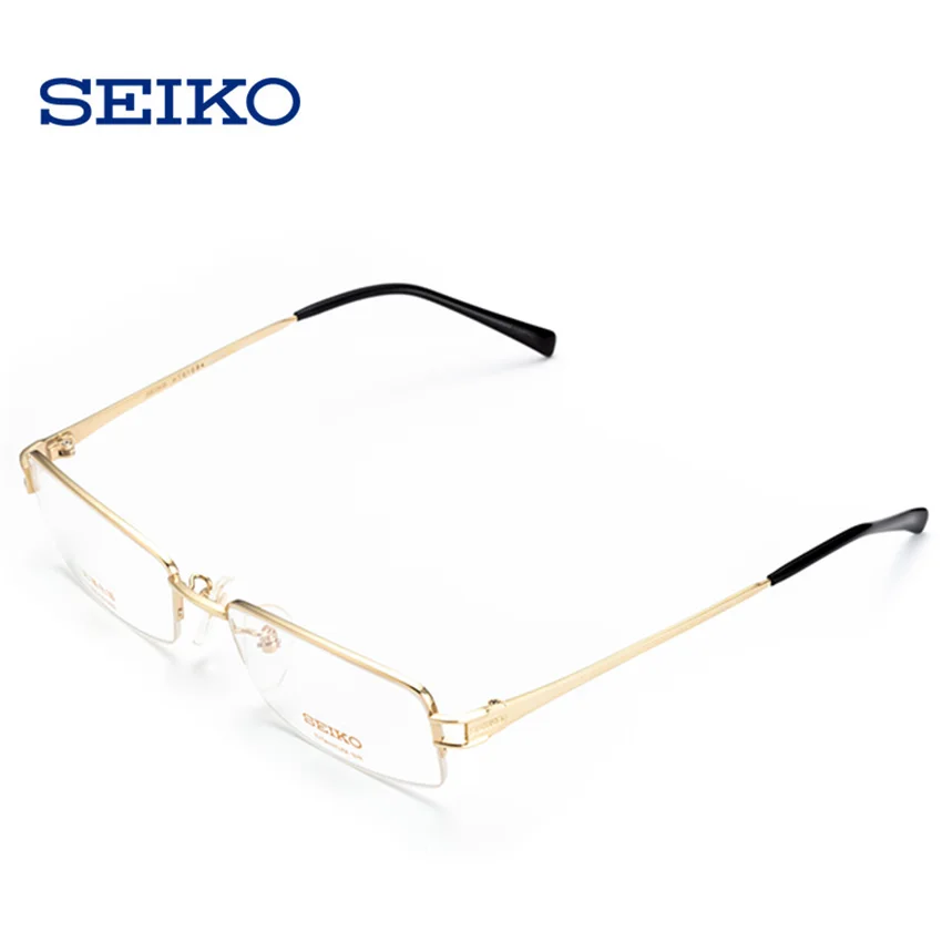 SEIKO титановая оптическая оправа, мужские очки, компьютерные очки, прозрачные линзы для глаз, мужские очки по рецепту, очки HT01094