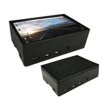

Raspberry Pi 4 model B 3.5 inch lcd with case touch screen display for 4B