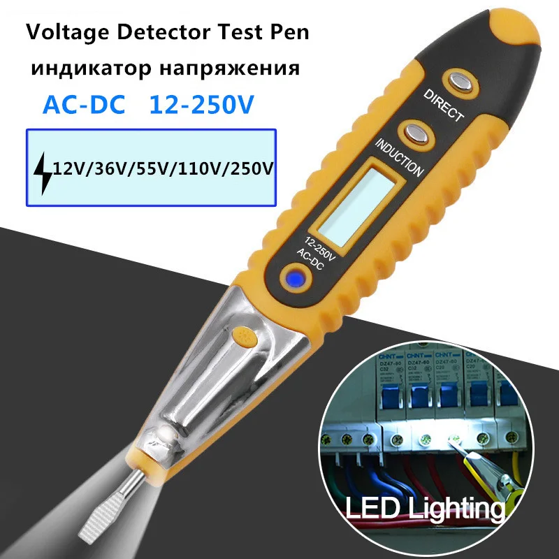 Automotive Détecteur de tension testeur Stylo Électrique DEL Capteur 6 V 12 V 250 V AC DC