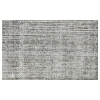 

Handmade Gray Vintage Overdyed Turkish Area Rug 163x253 Cm-5'4''X8'4''