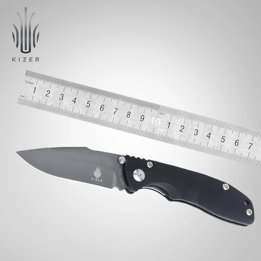 Тактический нож Kizer, складной карманный нож, высококачественные стальные инструменты для кемпинга - Цвет: V4412A1