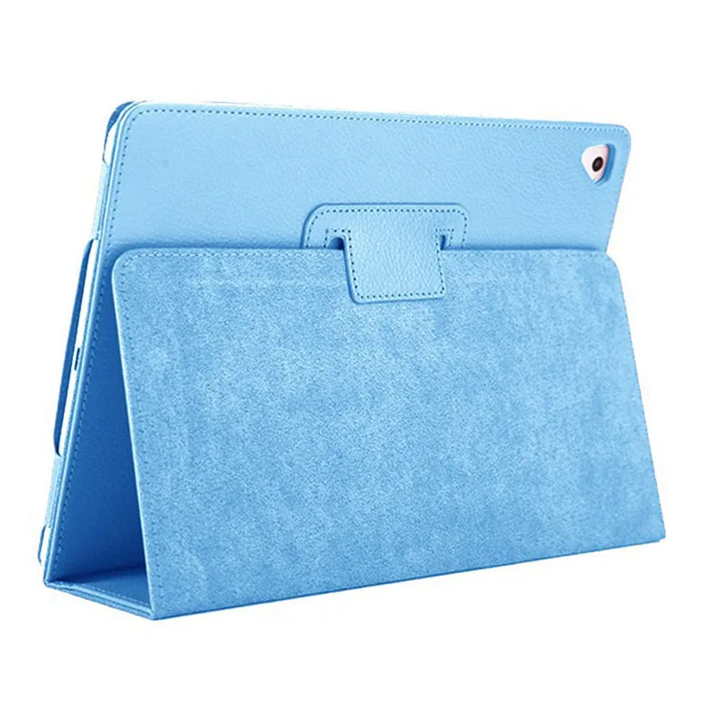 For IPad Air 2 Air 1 Case IPad Case Funda Ultra Thin PU Leather Soft Cover for IPad 9.7 6th Generation Case Pro 9.7 - Color: Light-blue