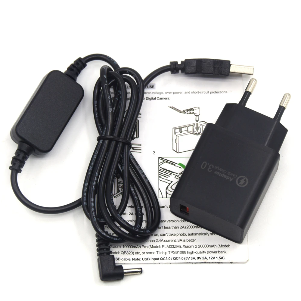 CA-PS700 внешний аккумулятор USB кабель + адаптер зарядное устройство для Canon DR-E12 E15 E10