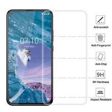 9H Premium Anti Gores untuk Nokia 1 6.1 7.1 8.1 5.1 Plus X3 X5 X6 X7 X8 8.1 9X71 Pelindung Layar untuk Nokia X3 X5 X6 X7 X8(China)