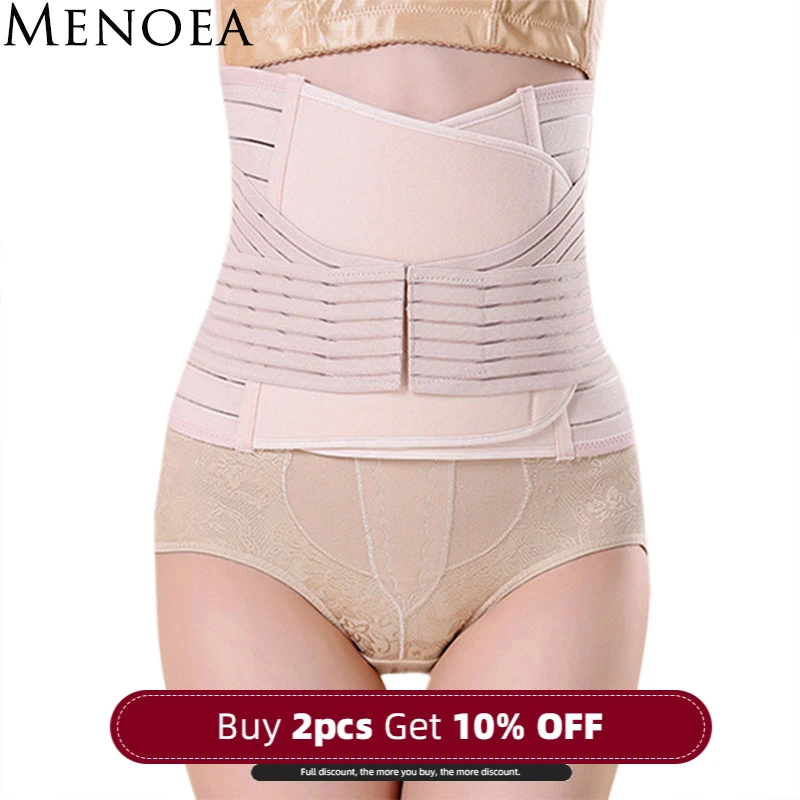 Menoea post-partum ventre bande et support après la grossesse ceinture maternité post-partum pansement pour les femmes enceintes Shapewear réducteurs