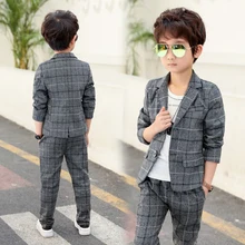 Костюмы для мальчиков Формальный Детский костюм детский комплект для мальчиков, костюм на заказ официальная одежда enfant garcon, Свадебный костюм для мальчиков, блейзер