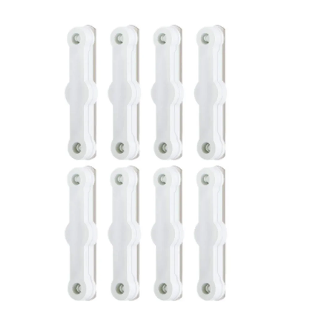 8Pcs Screen Window Installation Buckle Self-adhesive Fixing Clips Adjustable Plastic Window Grids Snap Fastener