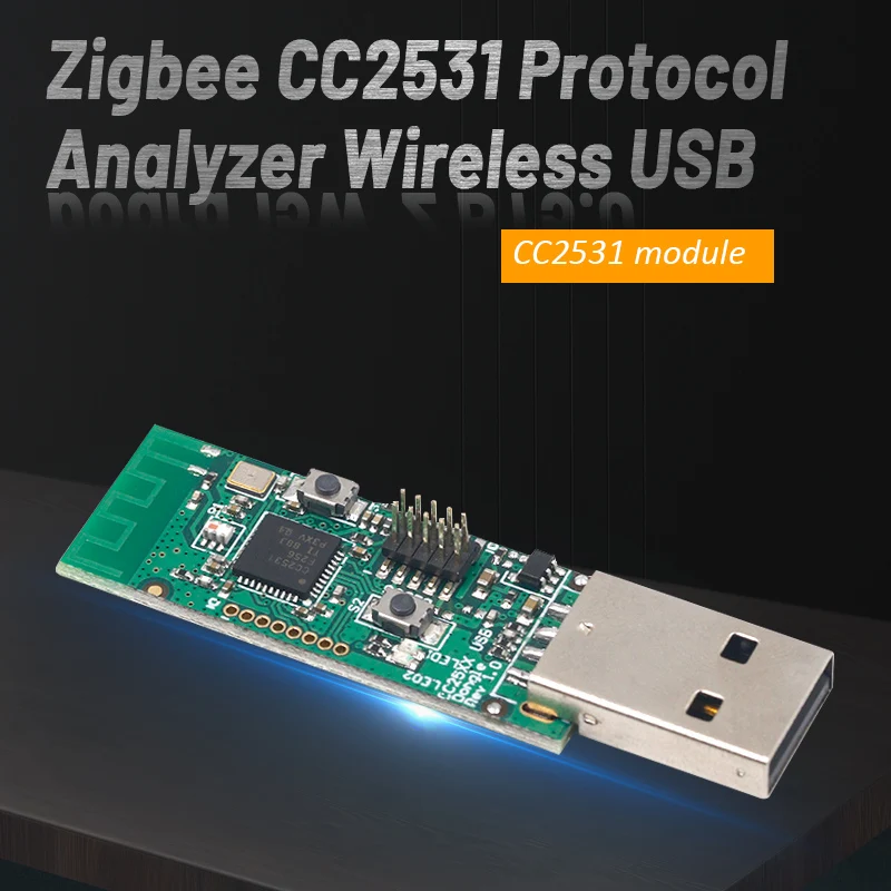 Беспроводная плата Zigbee CC2531 Sniffer модуль анализатора Packet Protocol USB интерфейс Dongle Capture