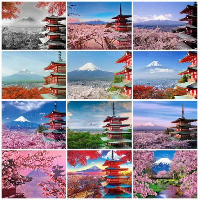 Mount Fuji Diamond Painting Kits for Adults 1