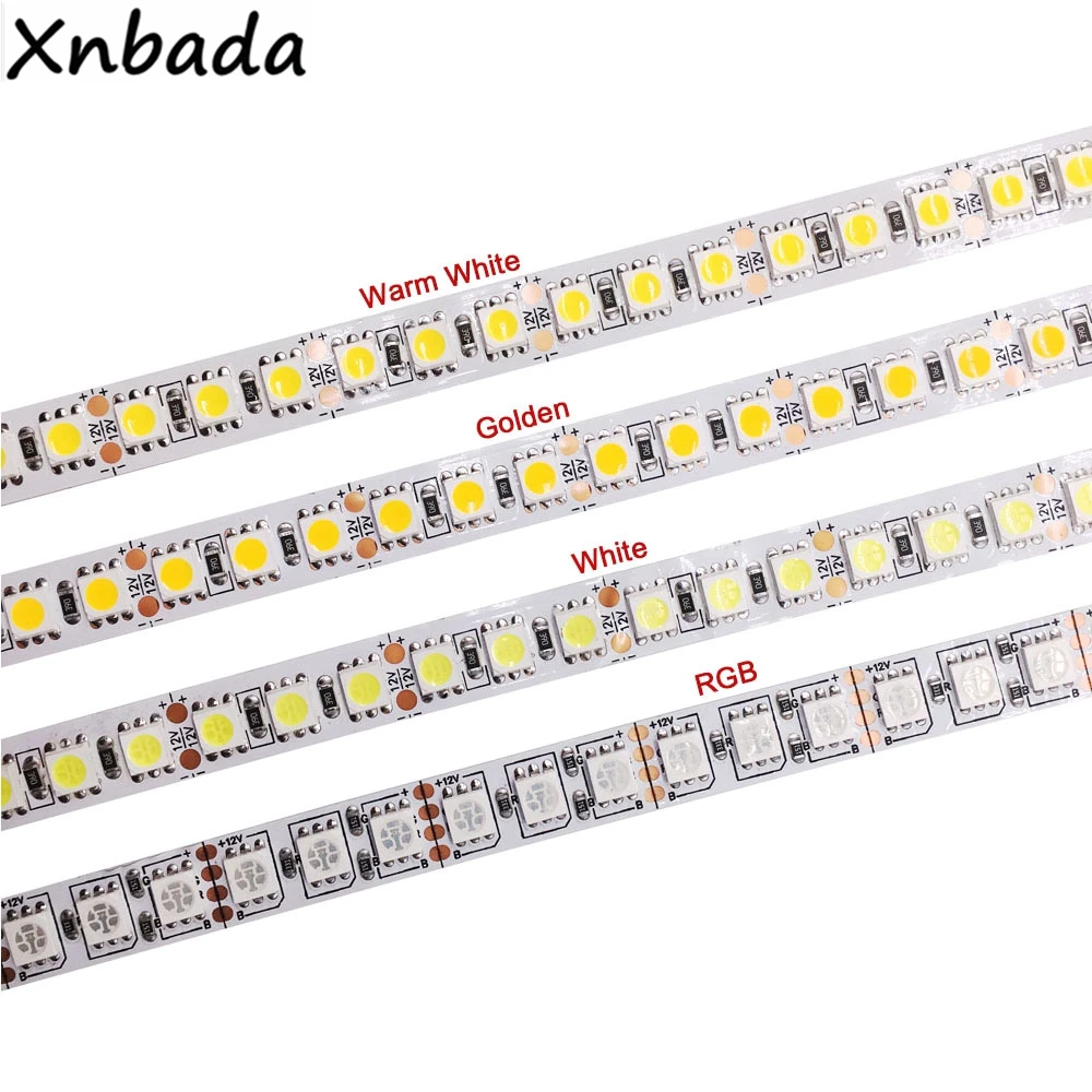 DC12V 5 м 5050 RGB светодиодный ленточный светильник Светодиодная лента 120