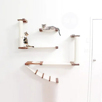 

Cat Climbing Frame Cat Jumping Platform Wall-mounted Cat Litter Cat Tree Large Wall-mounted Sturdy