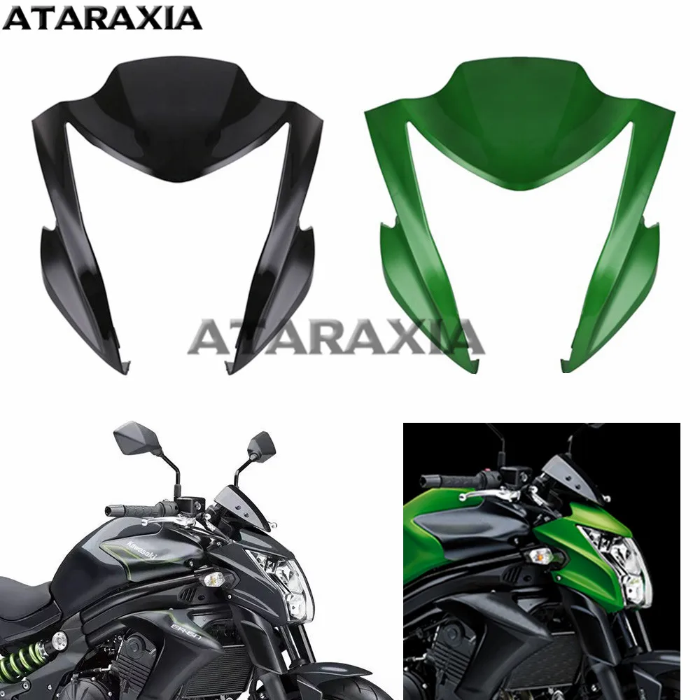 Décoration véhicule,Grille de radiateur pour moto Kawasaki ER6N,couvercle de protection pour