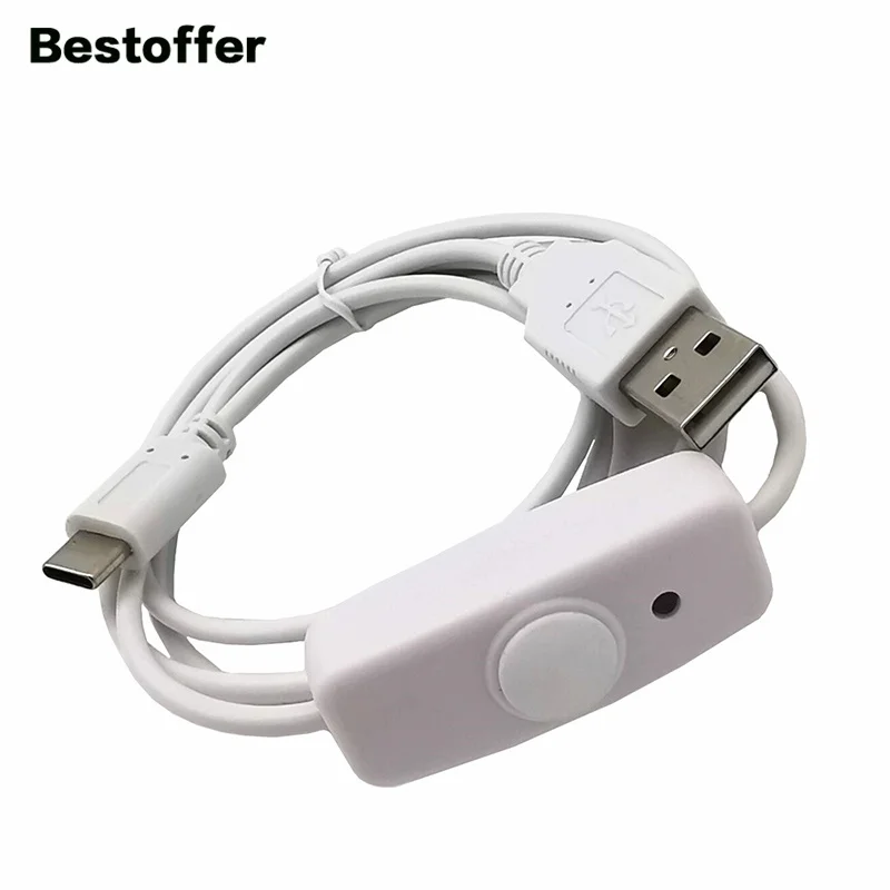 1 2 м USB-C к USB2.0 A Мужской кабель с 318 переключатель вкл./выкл. | Электроника