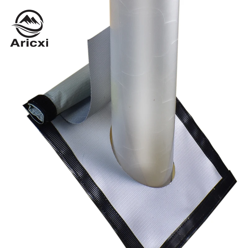 Camping tent accessories Aricxi Tent Stove Jack Fire Resistant Pipe Vent Accessory Keep Your Use Of Hot Flue Pipes Safe and Secure