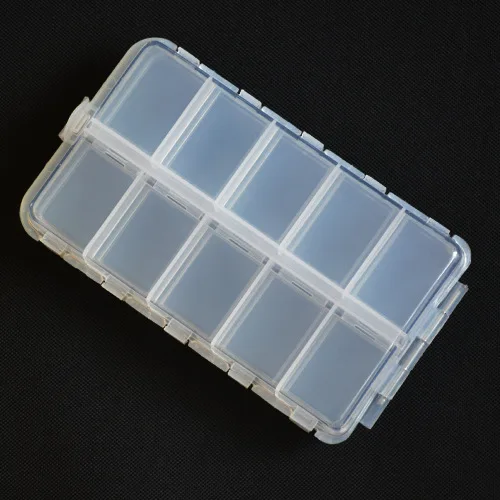 

20 Squares Foldable Lure Tool Box Medicine Box Carriable Convenient Easy to Storage Angling Equipment Fishing Gear
