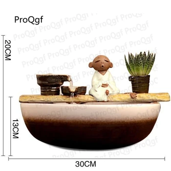 

ProQgf 1Pcs A Set water fountain feng shui chan yi creative decoration