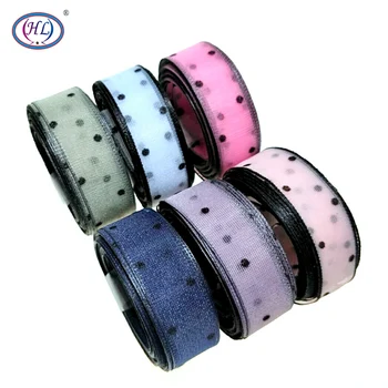 

HL 5/8" 6 Meters Velvet Point Ribbons DIY Crafts For Wedding Decorations Hairbows Accessories