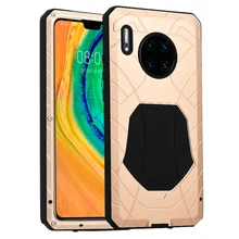 Daily Waterproof Case For Huawei Mate 30 Pro 5G Luxury Metal Silicone Cover Protection Cover Huawei Mate 30/Pro 5G Cases Coque