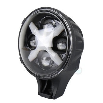

2 pcs 6 inch Round Led Auxiliary Light 60w Car LED Spotlight with X Angel Eyes DRL Driving for Off Road 4X4 Vehicle Trucks.