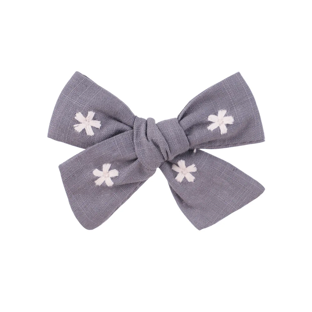 Fashion Baby Girls Bangs Hairpin Cute Plaids Print Bowknot Princess Hair Clips Simple Bows Headwear Infant Accessories Kids Gift accessoriesdiy baby 