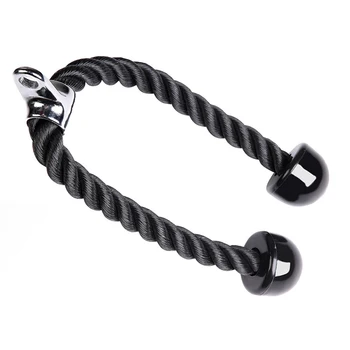 

70cm Wear-resistant Nylon Drawstring Fitness Equipment Drawstring For Exercise Triceps Biceps Back Shoulder Abdom Strap New S17