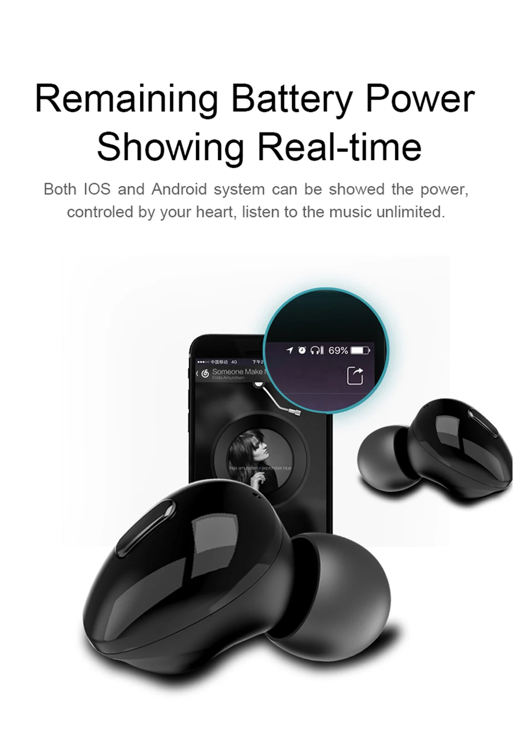 T2 TWS Bluetooth 5,0 Беспроводные наушники с микрофоном, 3D стерео бас гарнитура Беспроводные наушники для телефона