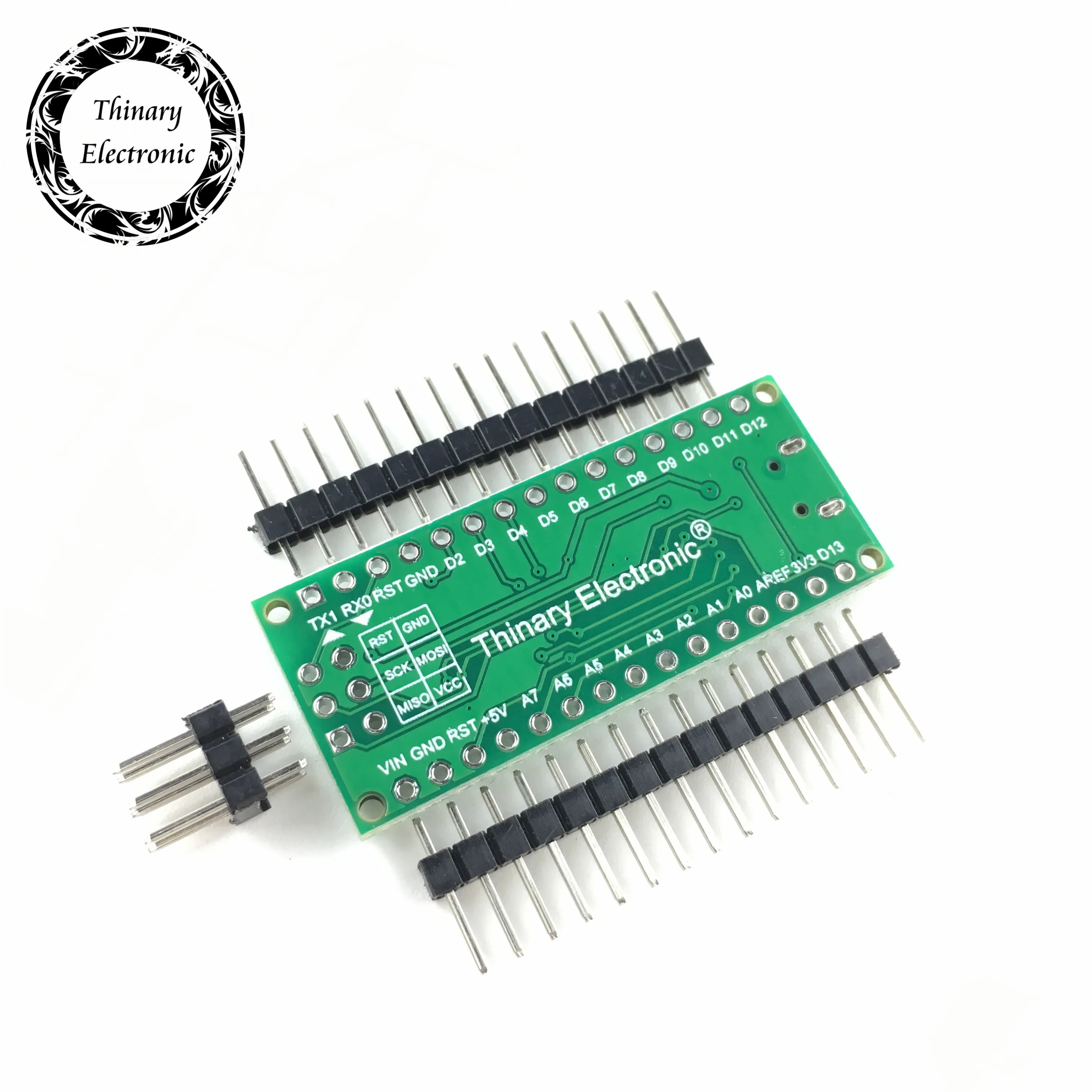 5 шт./партия, Nano 3,0 контроллер, совместимый с arduino nano Atmega328 Series CH340, USB драйвер, без кабеля, NANO V3.0