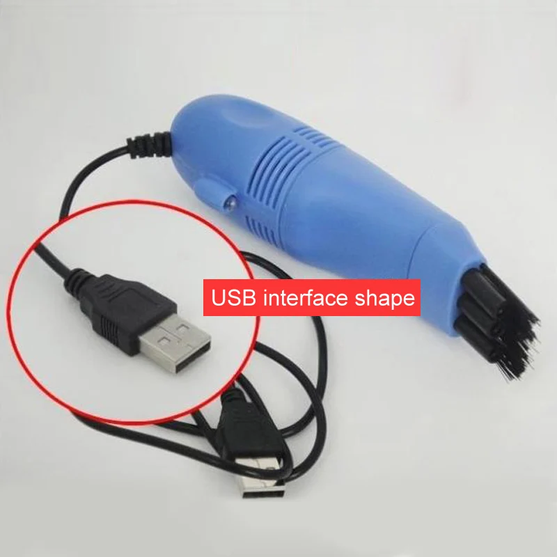 Mini Computer Keyboard Office Computer Cleaners Keyboard Brush Clean Computer Tools Vacuum Cleaner USB Dust Cleaner Portable