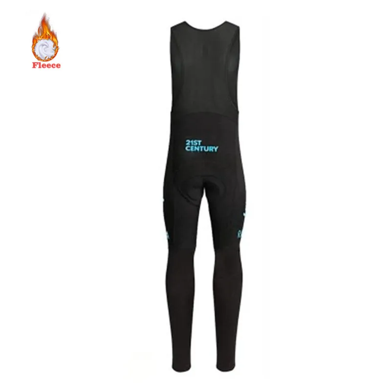 bib pants Зимняя одежда для велоспорта профессиональная командная велосипедная форма Джерси Набор мужская униформа с длинным рукавом Теплая Флисовая одежда комплект сохраняющих тепло штанов - Цвет: bib pants