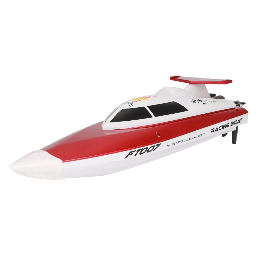 

Feilun FT007 2.4G 4CH Water Cooling RC Racing Boat 20km/h Super Speed Electric RC Boat Toy Remote Control Boats with 2 Batteries
