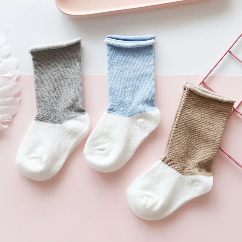 3 пар/лот, носки для новорожденных 0-3 лет, короткие носки для девочек и мальчиков на Рождество, Детские хлопковые носки унисекс - Цвет: 4