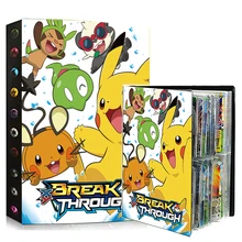 

432Pcs Pokemon Cards Album Book Pokemon Card Binder Collection Holder Toys 9 Pocket Anime Map Game Card Binder Folder Gift Kids