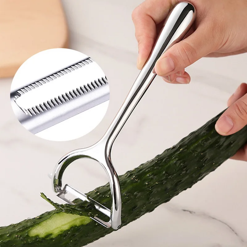 Manual Vegetable Fruit Peeler With Anti-slip Handle Zinc Alloy Sharp Potato Peeler Handheld Y Shape Peelers Kitchen Tool