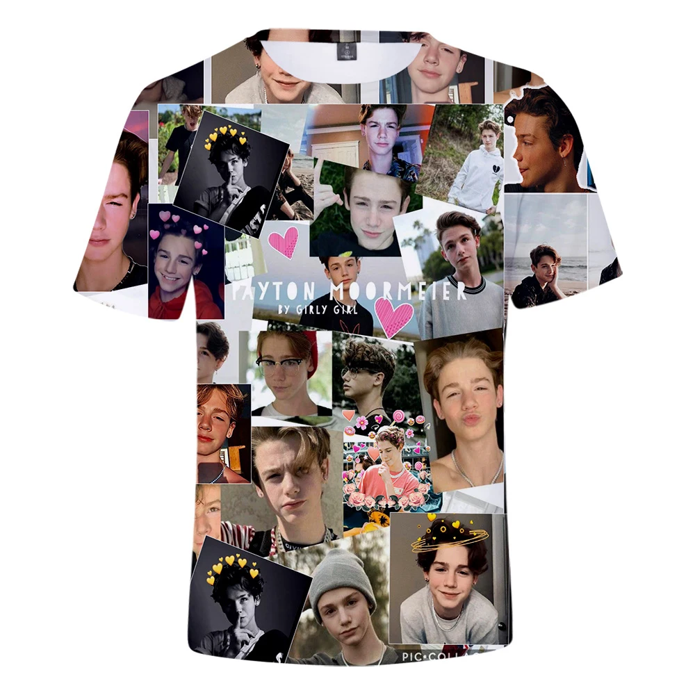 

3D Full Printed Payton Moormeier T Shirt Men Women T Shirt Boys Girls Tees Casual Summer Popular T-shirt Hip Hop Short Sleeve
