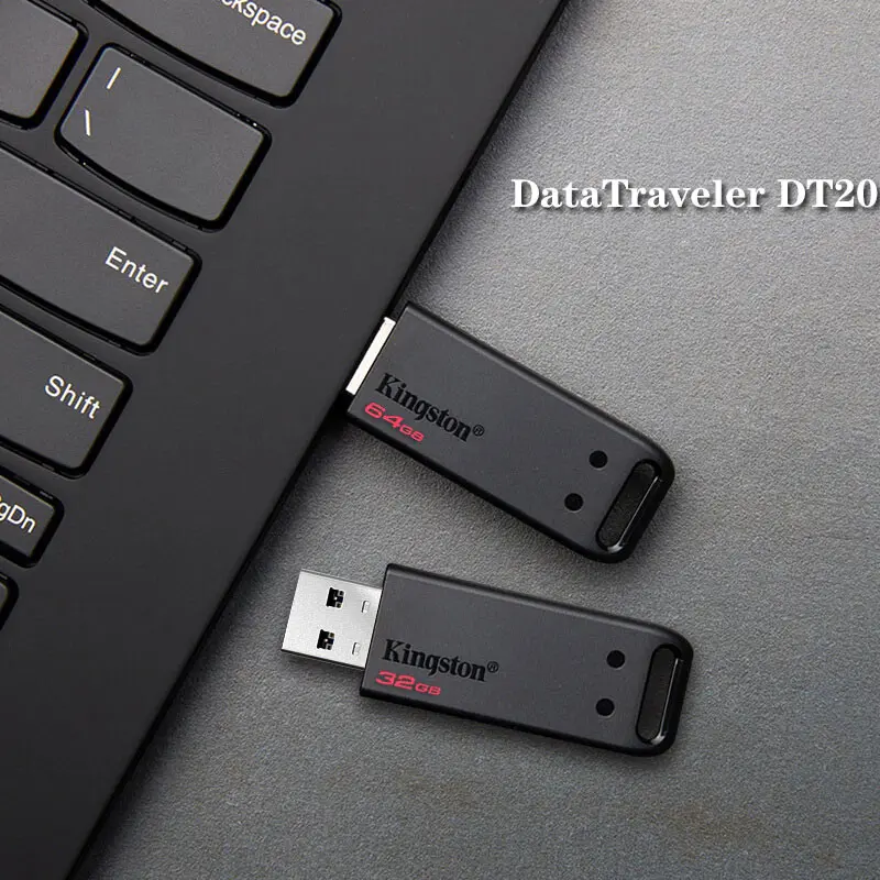 kingston USB флеш-накопитель DataTraveler 20 флешка 32 Гб 64 ГБ флеш-накопитель USB 2,0 флешка карта памяти флеш-накопитель