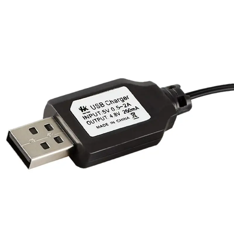 

Charging Cable Battery USB Charger Ni-Cd Ni-MH Batteries Pack SM-2P Plug Adapter 4.8V 250mA Output Toys Car 03KB