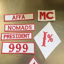 MC тканевый комплект нашивок на заказ снизу рокер вышивка нашивки для женская кожаная куртка