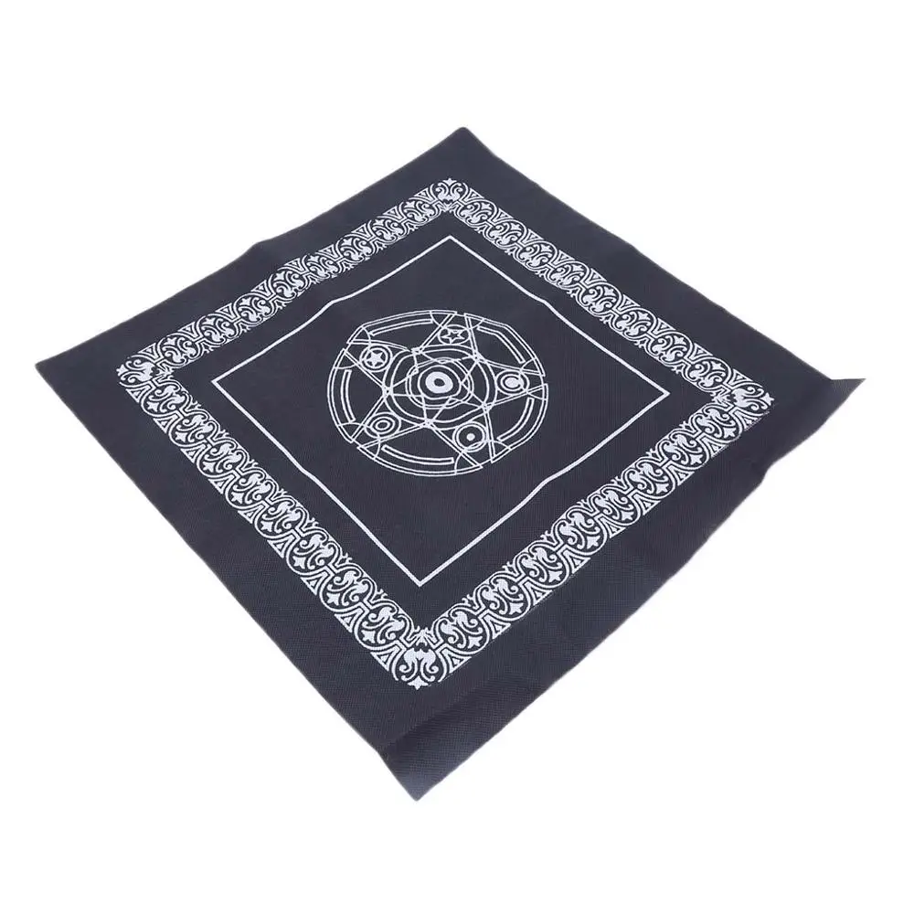 

49*49cm Pentacle Tarot Game Tablecloth Non-woven Material Board Game Textiles
