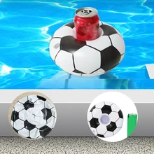 Высокое качество Футбольный надувной бассейн вечерние плавающие подставки для напитков надувные подставки поплавок держатель стакана воды Ванна экологически чистые игрушки